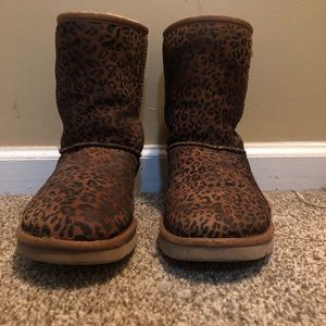 authentic tan cheetah print uggs